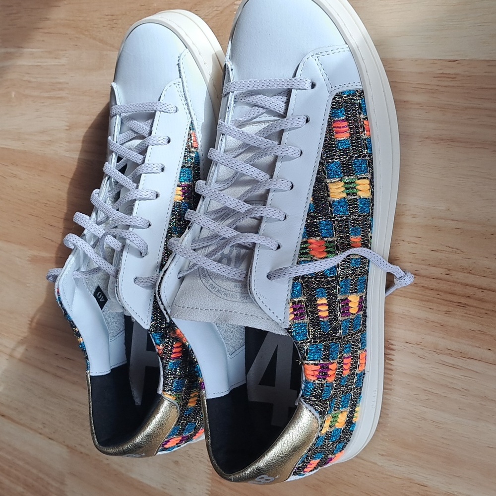 P448 John Mahlia low top multicolor women's sneakers